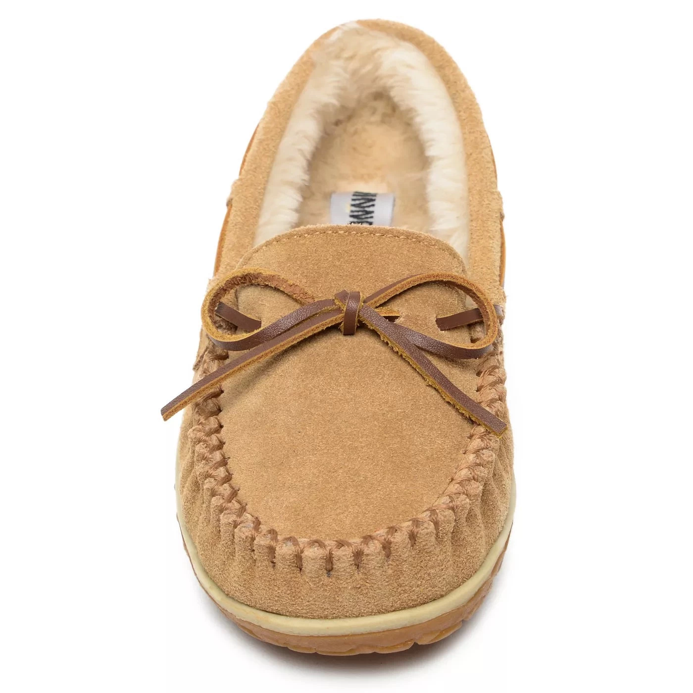 'Minnetonka' Women's Tilia Pile Lined Moc Slipper - Cinnamon 2 'Minnetonka' Women's Tilia Pile Lined Moc Slipper - Cinnamon - Image 2