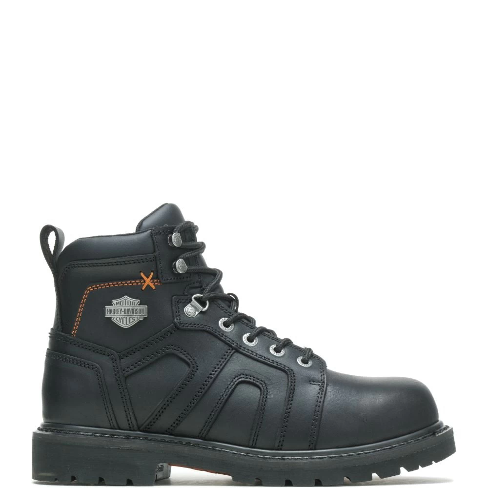 'Harley Davidson' Men's 5" Chad EH Steel Toe - Black 1 'Harley Davidson' Men's 5" Chad EH Steel Toe - Black