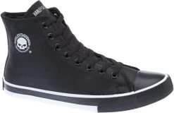 'Harley Davidson' Men's Baxter Hi-Top W/Skull - Black -Footwear Sales Store HDM D93341 121515 F16 022 1024x1024@2x