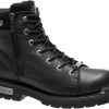 'Harley Davidson' Men's 5.75" Chipman Zip Boot - Black