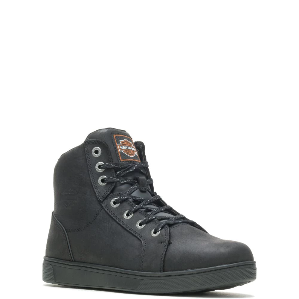 'Harley Davidson' Men's 4.75" Watkins Riding Sneaker - Black 6 'Harley Davidson' Men's 4.75" Watkins Riding Sneaker - Black - Image 6