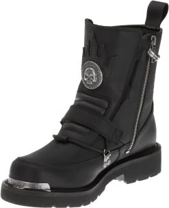 'Harley Davidson' Men's 6" Distortion Skull Zip Boot - Black 13 'Harley Davidson' Men's 6" Distortion Skull Zip Boot - Black -Footwear Sales Store HDM D94167 F15 091114 135 1024x1024@2x