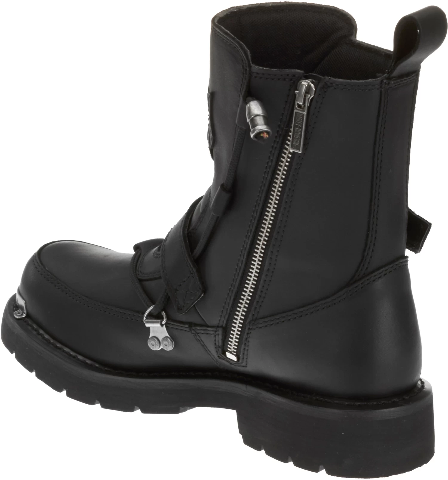 'Harley Davidson' Men's 6" Distortion Skull Zip Boot - Black 6 'Harley Davidson' Men's 6" Distortion Skull Zip Boot - Black - Image 6
