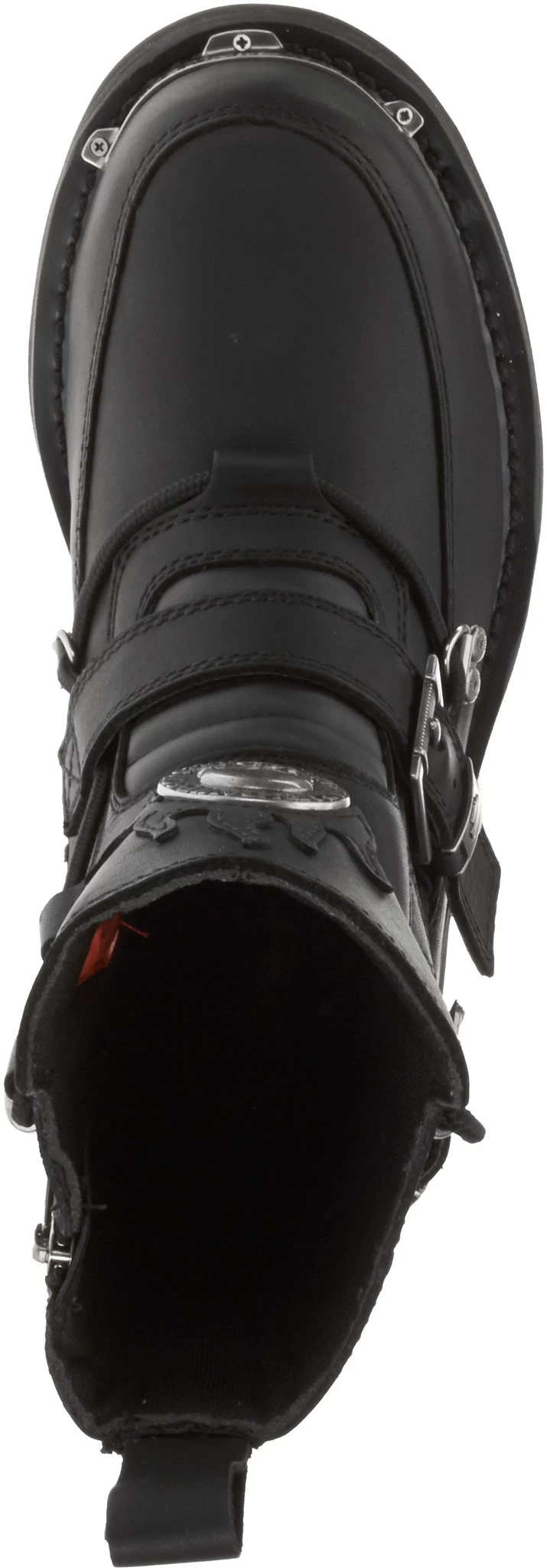 'Harley Davidson' Men's 6" Distortion Skull Zip Boot - Black 9 'Harley Davidson' Men's 6" Distortion Skull Zip Boot - Black - Image 9