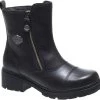 'Harley Davidson' Women's 5.5" Amherst Pull On Side Zip - Black