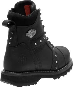 'Harley Davidson' Women's 5.5" Oakleigh Leather - Black -Footwear Sales Store HDW D84276 100317 S18 315 1024x1024@2x