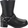 'Harley Davidson' Women's 8" Christa Harness Boot - Black