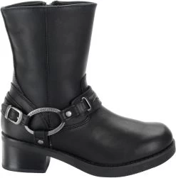 'Harley Davidson' Women's 8" Christa Harness Boot - Black