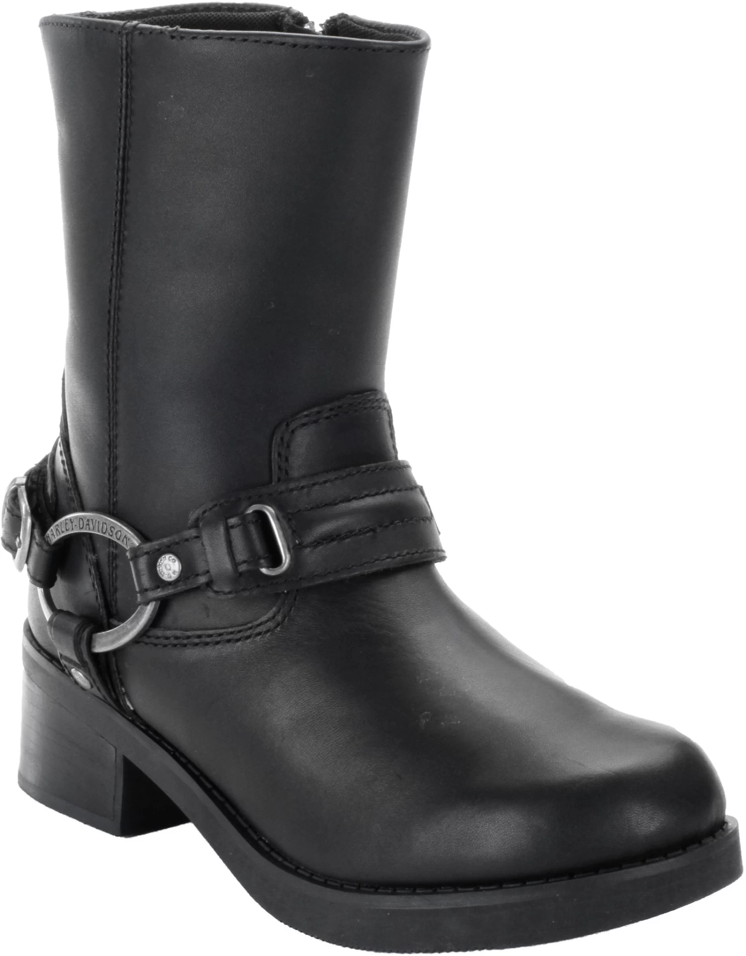 'Harley Davidson' Women's 8" Christa Harness Boot - Black 2 'Harley Davidson' Women's 8" Christa Harness Boot - Black - Image 2
