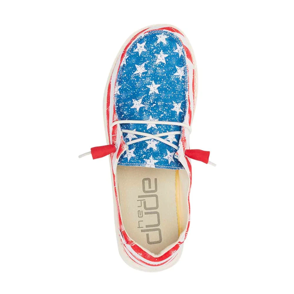 'Hey Dude' Women's Wendy - Star Spangled 3 'Hey Dude' Women's Wendy - Star Spangled - Image 3