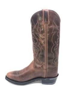 'Old West' Men's 13" Western Narrow Round Toe - Brown -Footwear Sales Store IMG 2906 1024x1024@2x