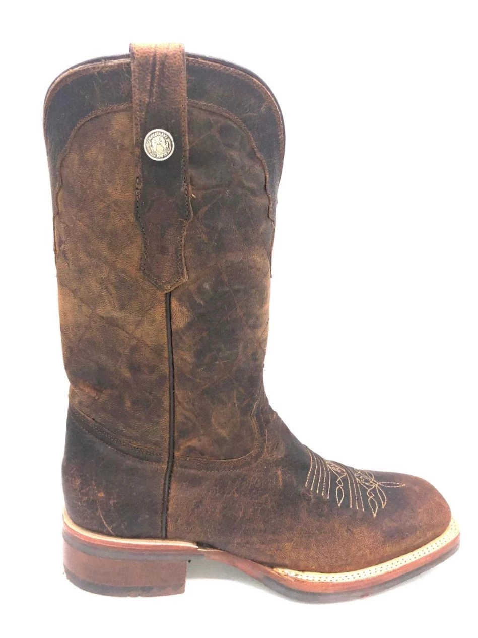 'Tanner Mark' Men's 13" Western Square Toe - Buffalo Honey / Mad Dog Honey 1 'Tanner Mark' Men's 13" Western Square Toe - Buffalo Honey / Mad Dog Honey
