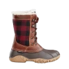 'Baffin' Women's Jasper Insulated WP Boot - Red / Black Plaid