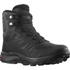'Salomon' Men's 6" Outblast 400GR Thinsulate™ Climasalomon™ WP Winter - Black / Black -Footwear Sales Store L40922300 5 GHO OUTblastTSCSWP black.png.cq5dam.web .1200.1200 1024x1024@2x