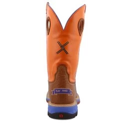 'Twisted X' Men's 12" Western EH Alloy Toe - Tan / Orange -Footwear Sales Store MXBA003.04 4800x4800 R 1024x1024@2x
