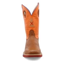 'Twisted X' Men's 12" Western EH Alloy Toe - Tan / Orange -Footwear Sales Store MXBA003.08 4800X4800 R 1024x1024@2x