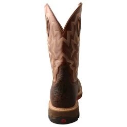 'Twisted X' Men's 12" Cellstretch WP Western Square Toe - Smokey Chocolate / Spice -Footwear Sales Store MXBW002 BK 4800x4800 1781752e 6872 462a 9dc0 7fee97e75d70 1024x1024@2x