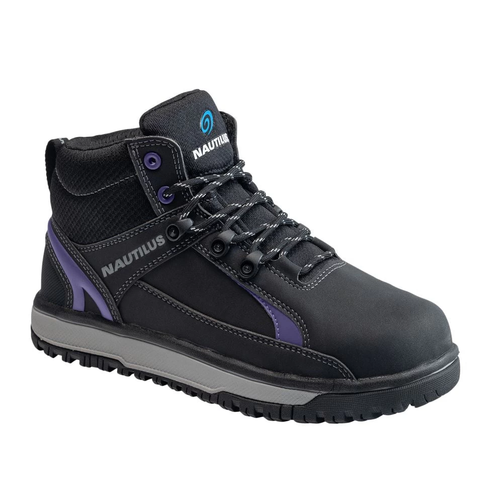 'Nautilus' Women's Urban Int. MetGuard EH SR Alloy Toe - Black / Purple 1 'Nautilus' Women's Urban Int. MetGuard EH SR Alloy Toe - Black / Purple