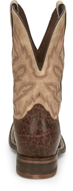 'Nocona' Men's 11" Henry Western Square Toe - Antiqued Brown Cowhide / Vintage Stone -Footwear Sales Store NCA 006 HR5570 1024x1024@2x