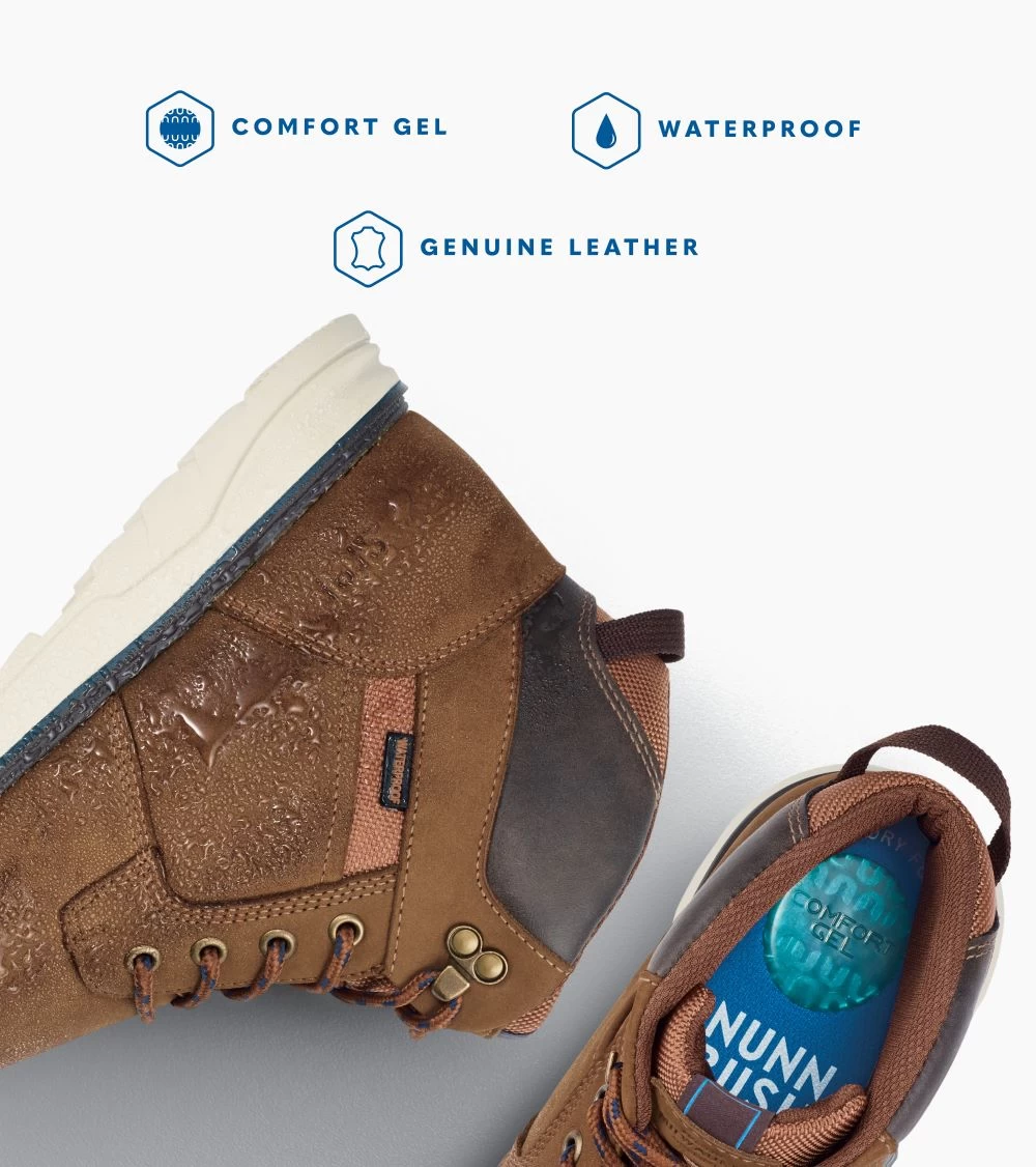 'Nunn Bush' Men's Luxor WP Plain Toe Boot - Tan Multi 7 'Nunn Bush' Men's Luxor WP Plain Toe Boot - Tan Multi - Image 7