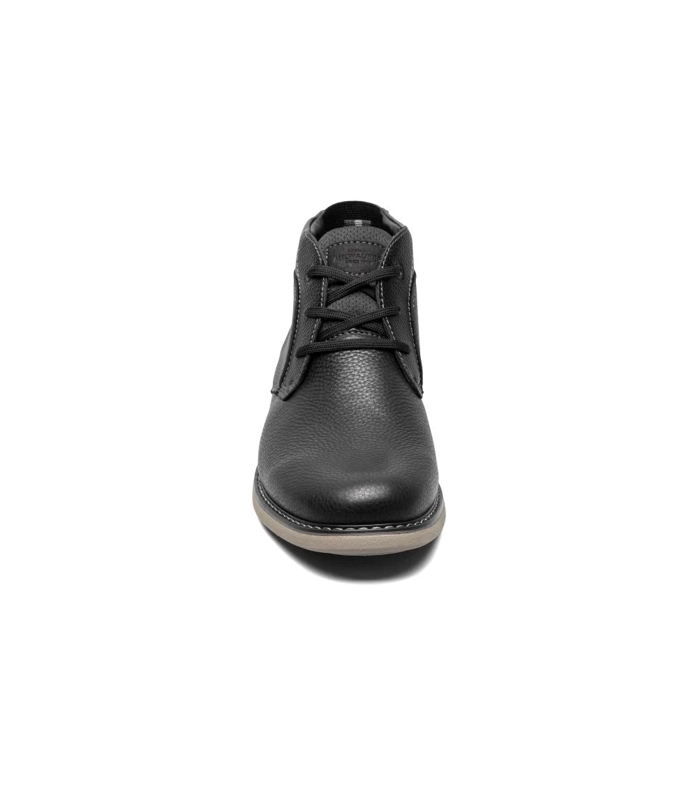 'Nunn Bush' Men's Otto Plain Toe Chukka - Black Tumbled 4 'Nunn Bush' Men's Otto Plain Toe Chukka - Black Tumbled - Image 4