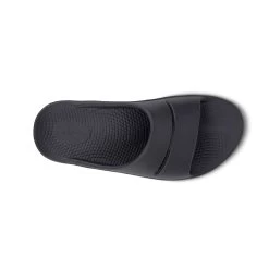 'OOFOS' Unisex OOahh Slide Sandal - Black -Footwear Sales Store Product Images1100BLK 6 1024x1024@2x