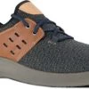 'Rockport Works' Men's Truflex ESD Comp Toe Sneaker - Blue / Tan