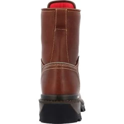 'Rocky' Men's 9" Rams Horn EH WP Logger Soft Toe - Brown -Footwear Sales Store RKK0395 back 1024x1024@2x
