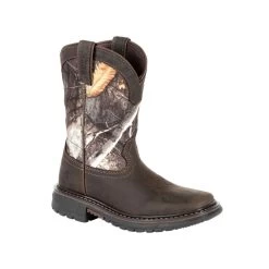 'Rocky' Youth Ride FLX WP Boot - Brown / Realtree Camo -Footwear Sales Store RKW0258C 1024x1024@2x