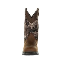 'Rocky' Men's 11" Worksmart 400G WP Western Soft Toe - Realtree Timber -Footwear Sales Store RKW0326 front 1024x1024@2x