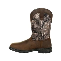 'Rocky' Men's 11" Worksmart 400G WP Western Soft Toe - Realtree Timber -Footwear Sales Store RKW0326 instep profile 1024x1024@2x