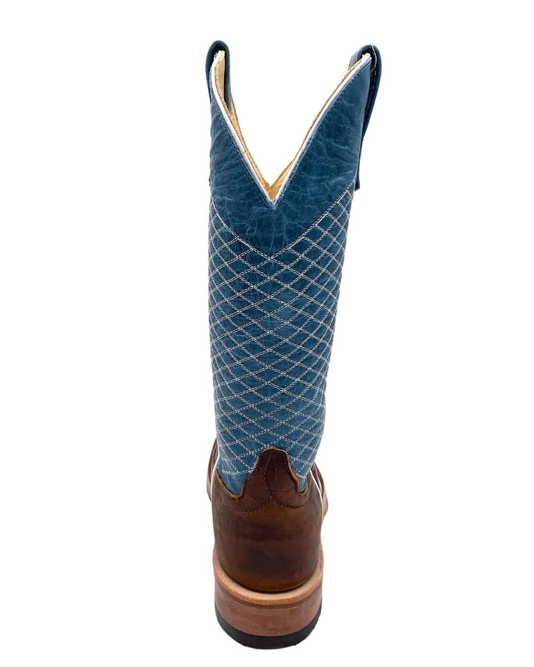 'Anderson Bean' Men's 13" Western Square Toe - Bison / Blue Lava 5 'Anderson Bean' Men's 13" Western Square Toe - Bison / Blue Lava - Image 5