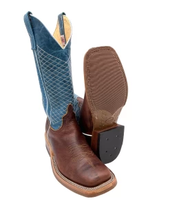 'Anderson Bean' Men's 13" Western Square Toe - Bison / Blue Lava 8 'Anderson Bean' Men's 13" Western Square Toe - Bison / Blue Lava -Footwear Sales Store S11166 1024x1024@2x