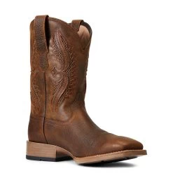 'Ariat' Men's 11" Rowder VentTek 360° Western Square Toe - Earth / Mack Brown -Footwear Sales Store S22 MNS WEST 10040237 medial 1024x1024@2x