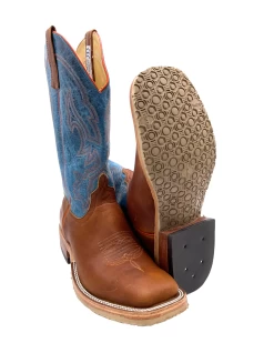 'Anderson Bean' Men's 13" Briar Mad Dog Western Square Toe - Brown / Blue 8 'Anderson Bean' Men's 13" Briar Mad Dog Western Square Toe - Brown / Blue -Footwear Sales Store S30006 1024x1024@2x