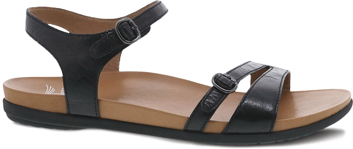 'Dansko' Women's Janelle - Black Glazed Kid Leather 1 'Dansko' Women's Janelle - Black Glazed Kid Leather