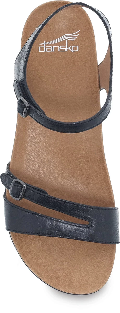 'Dansko' Women's Janelle - Black Glazed Kid Leather 4 'Dansko' Women's Janelle - Black Glazed Kid Leather - Image 4