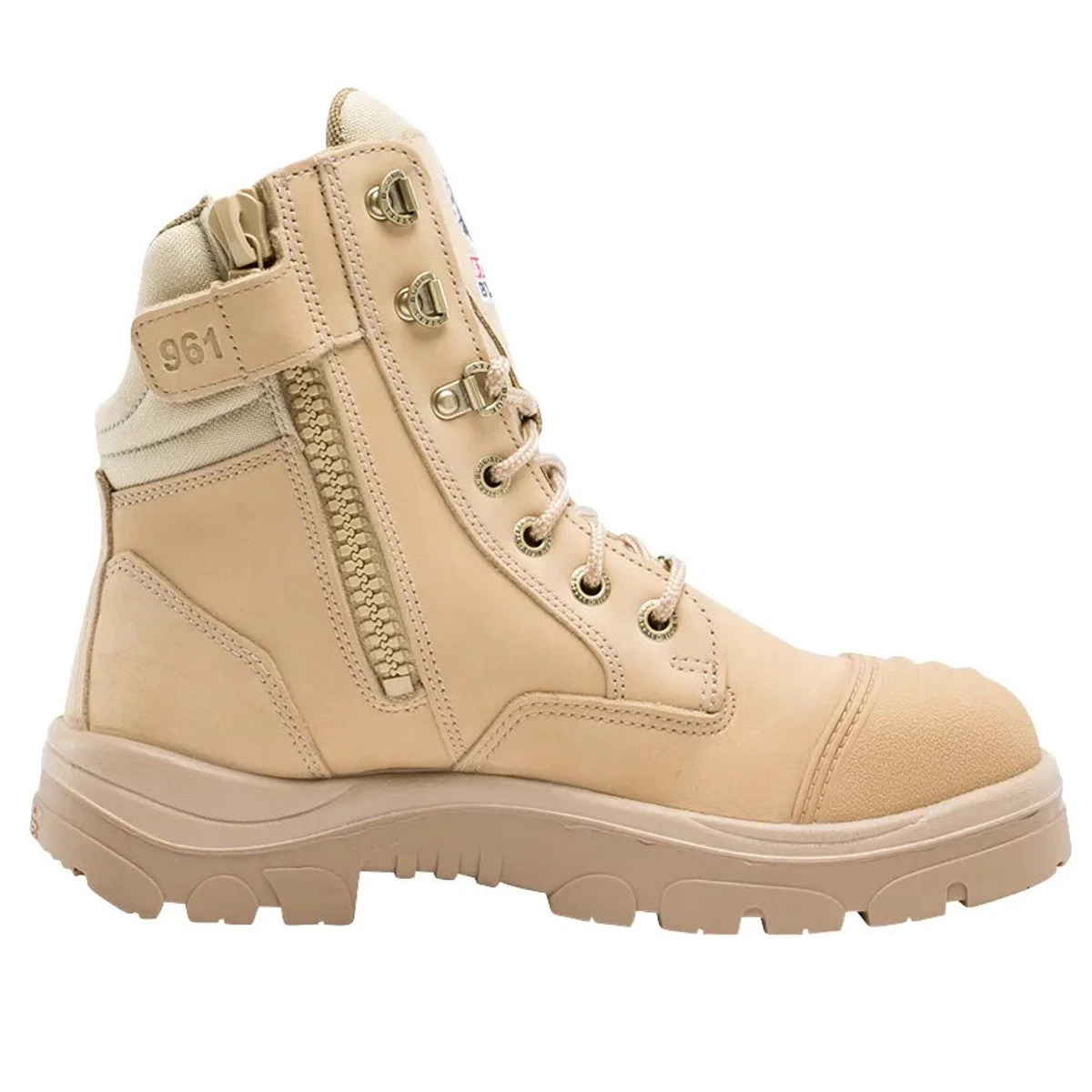 'Steel Blue' Men's 6" Southern Cross Zip Scuff EH Steel Toe - Sand (Wide) 1 'Steel Blue' Men's 6" Southern Cross Zip Scuff EH Steel Toe - Sand (Wide)